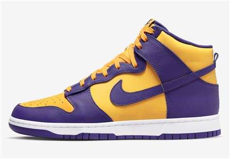 lakers nike dunks|Nike dunk high Lakers stockx.